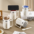 304 stainless steel mug - universal fit, perfect for home, tea, office use. includes lid and straw. also available in 316 stainless steel