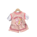 Girls' summer outfit set : trendy and stylish kids' shorts and top casual two-piece set - wholesale supply