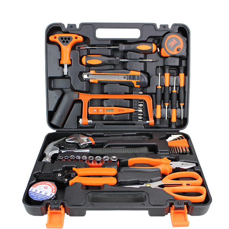L size large comprehensive toolbox portable household hardware toolbox car tool set 40 series