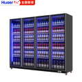 Huaer beer cabinet personalized 110v display cabinet freezer commercial four-door ktv wine and beverage cabinet wholesale refrigerator