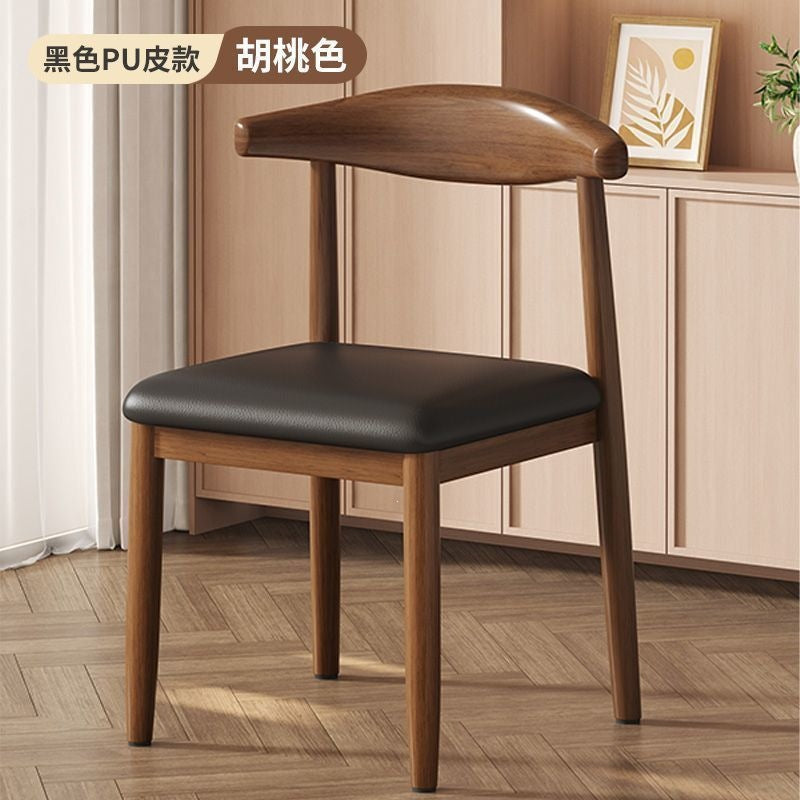 Dining table and chair combination small apartment for home rectangular table and chair commercial breakfast shop dining table and chair fast food restaurant iron horn chair