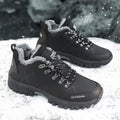 Autumn winter outdoor men's shoes waterproofnon-slipabrasion resistanthiking shoes middle-aged men heattechfleece-lined travel shoes sneakers