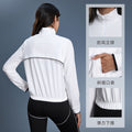 Women's outdoor stand collar sun protection jacket - spring/summer short style, fashionable, versatile, casual activewear, lightweight outerwear d25105