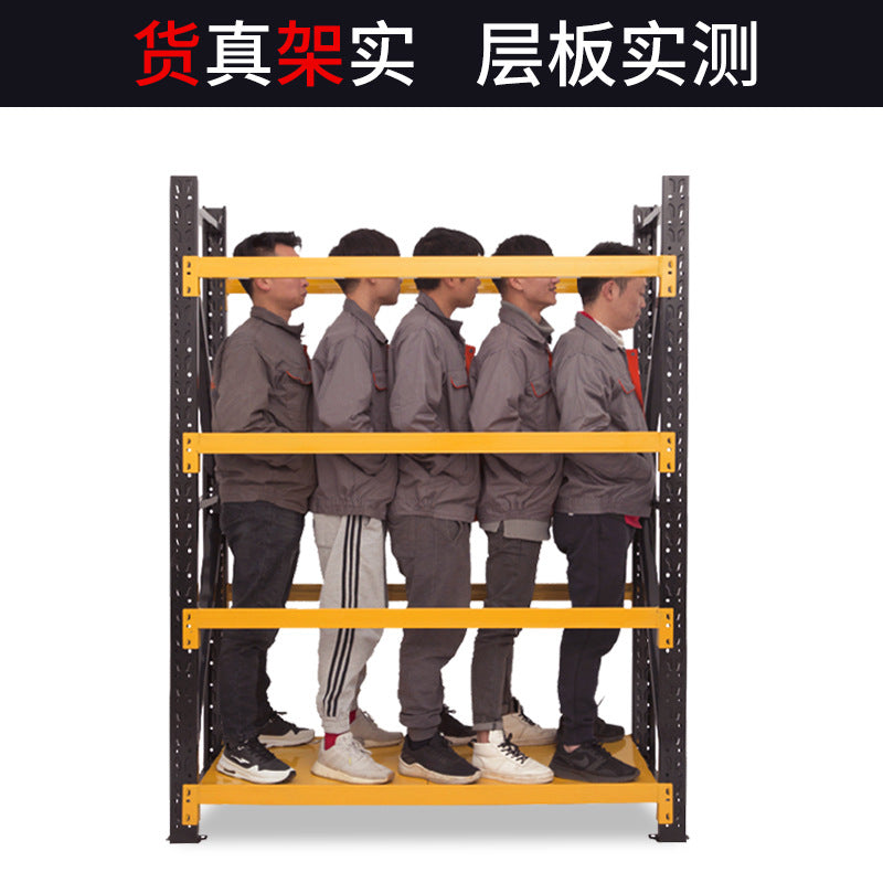 Storage Heavy-duty shelves Commercial warehouses Multi-layer shelves Household express storage Iron racks Display Floor wholesale