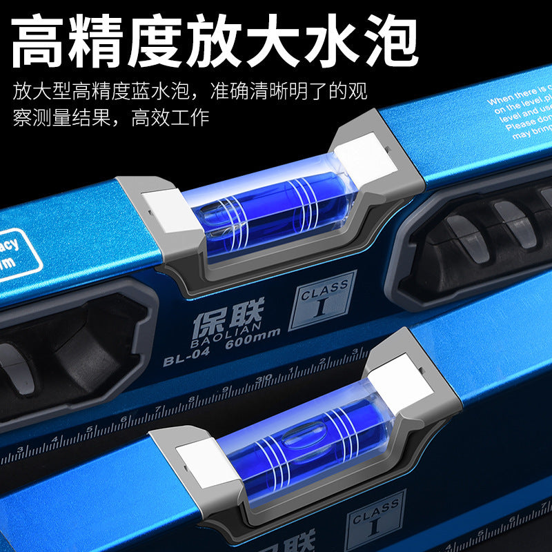 High-precision mini magnetic level for diy & home improvement - solid aluminum alloy, drop-resistant, with small bubble