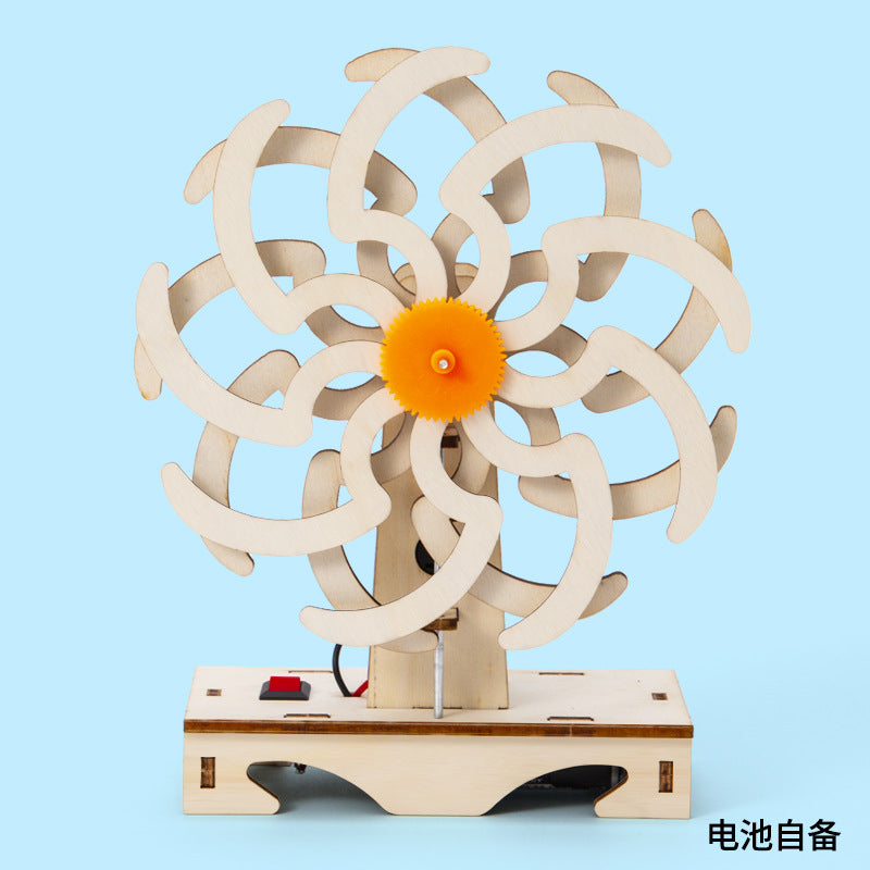 Science experiment vision persistence wonderful window magical window DIY materials children handmade educational toys students