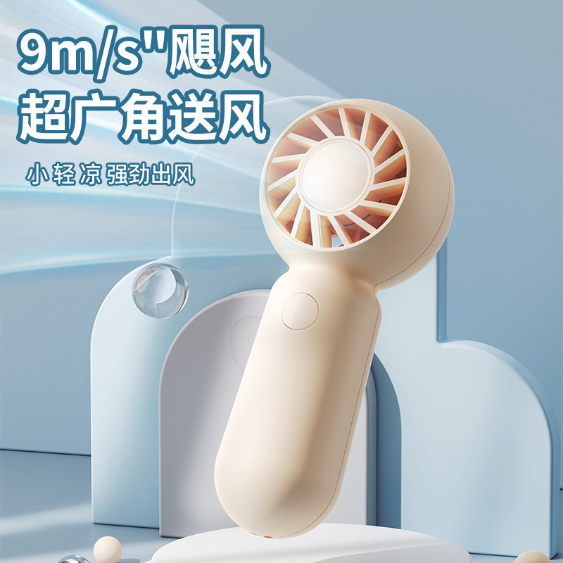 gift mini handheld fan usb rechargeable small mini portable outdoor silent brushless small fan