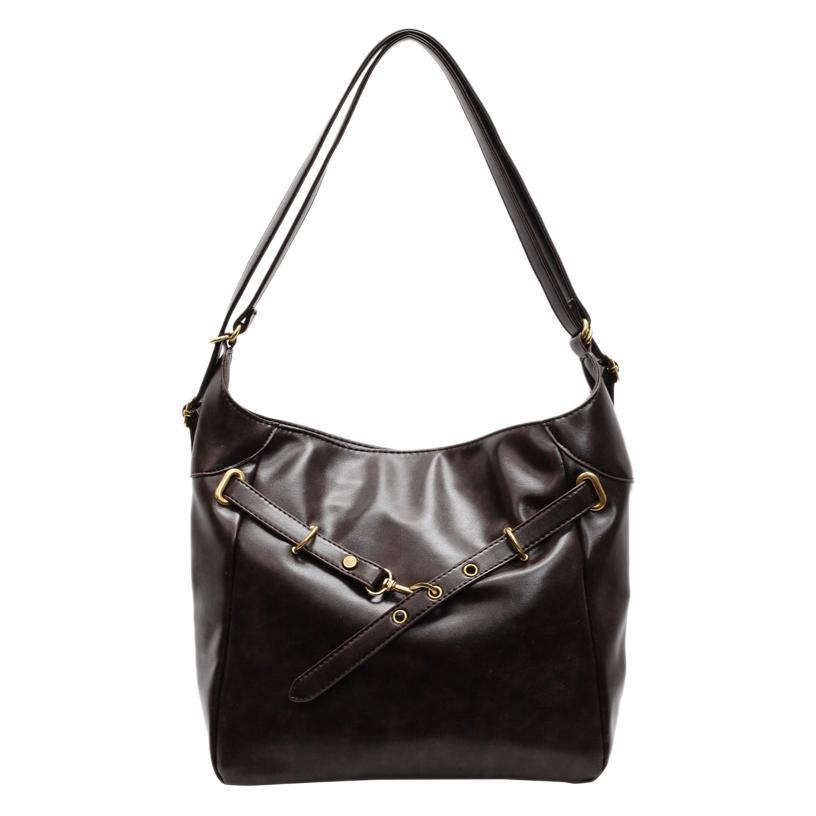 Cross-border 2025 new Maillard large-capacity shoulder bag autumn and winter versatile backpack women's commuter tote bag
