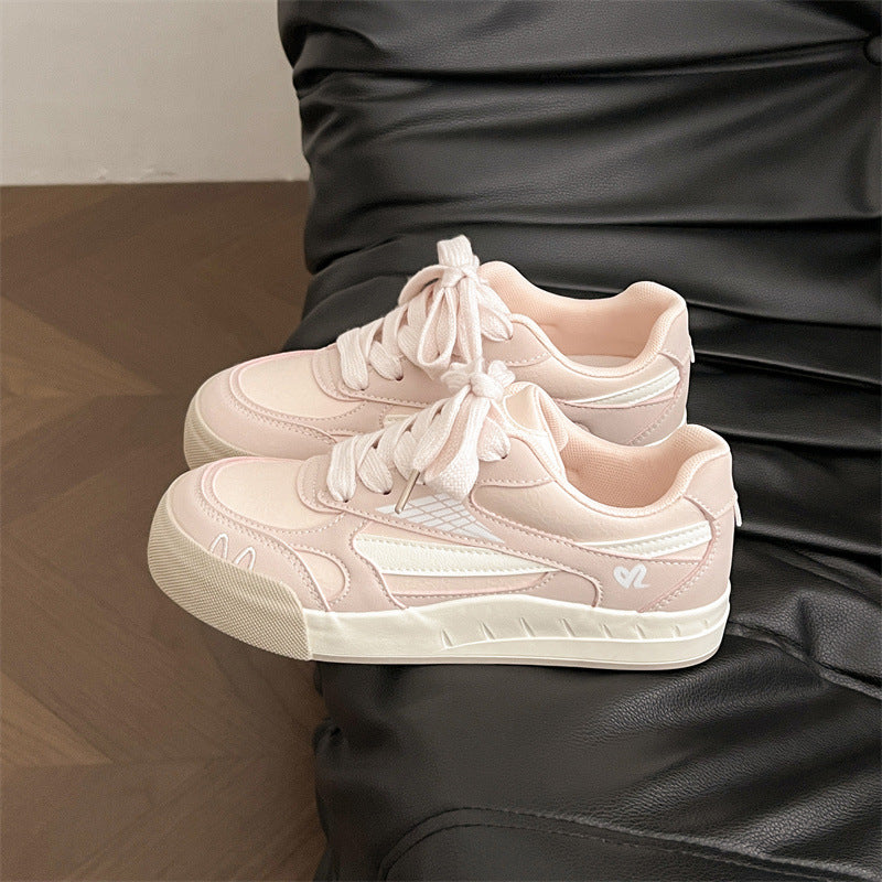 Student sports casual german training shoes 2026new arrivalspring & fall women's shoes thick solewhite shoes with skirt shoes sneakers for women