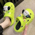 Sweating dog green
