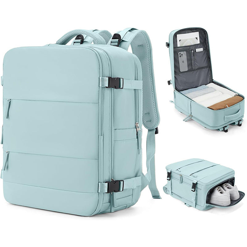 New travel backpack portable large-capacity multi-functional waterproof business backpack dry and wet separation leisure travel bag