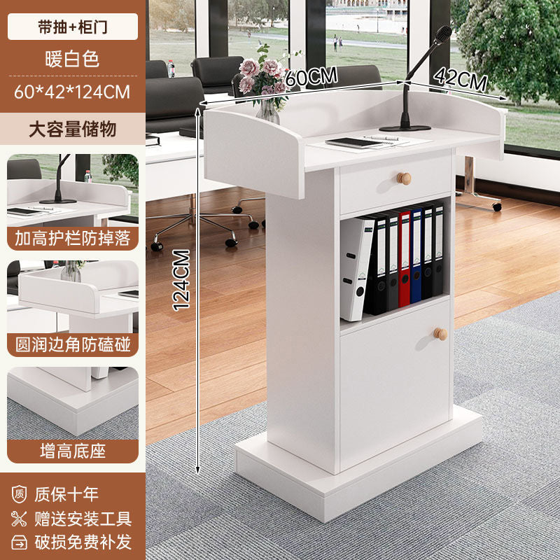 Lectern table teacher lectern platform primary school teacher classroom special lectern training class simple speech class table