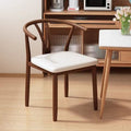Taishi chair back chair for home dining chair modern casual commercial dining table horn restaurant stool backrest iron tea chair