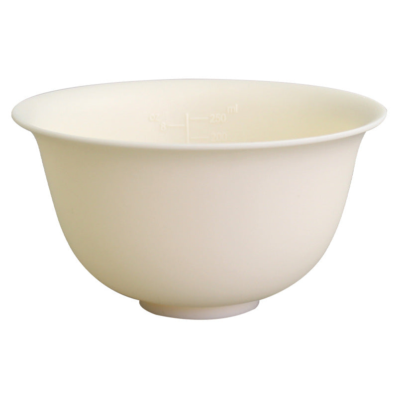 Large flat mouth silicone mask bowl soft bowl beauty salon bowl soft small bowl makeup spa mask tool manufacturer