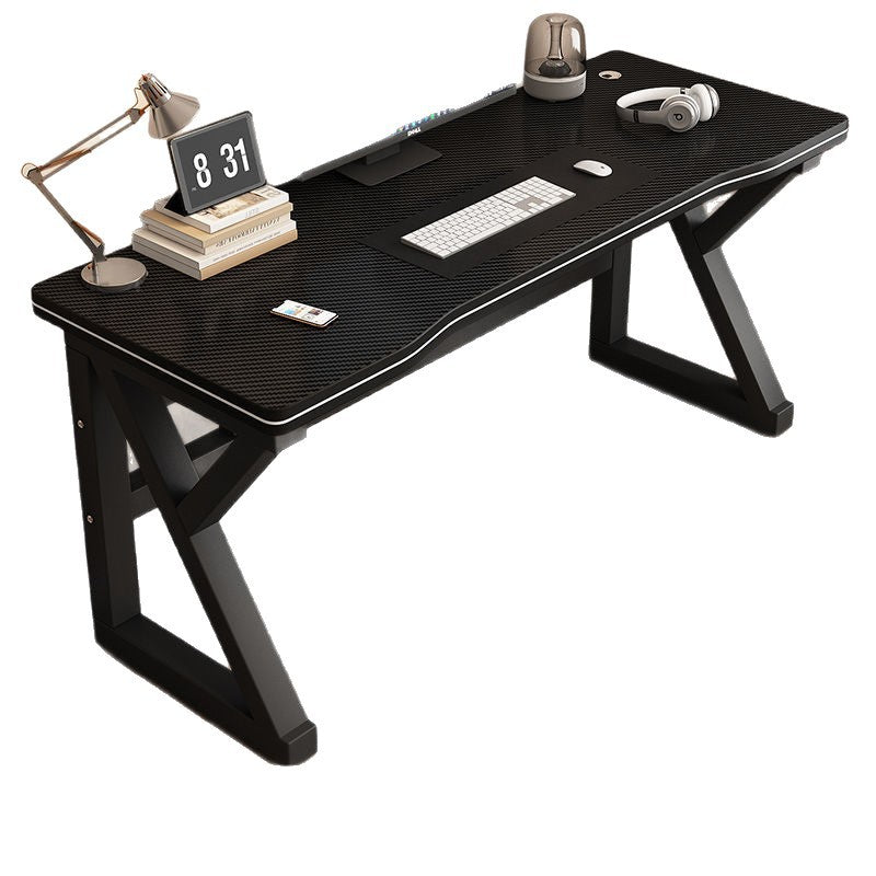 Carbon fiber gaming desk - desktop pc table for bedroom, home office, small simple desk, popular streamer gaming table