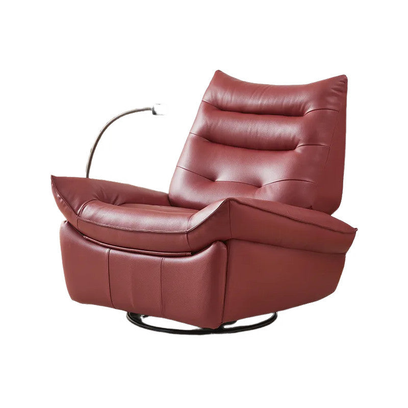 Overseas version smart electric leather lazy sofa space capsule multifunctional lazy rocking chair rotatable reclining single chair