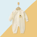 Baby onesie spring & fall cotton long sleeve sleepsuit romper newborn unisex monk suit seamless bodysuit