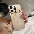 Suitable for apple 17promax mobile phone case that instantly turns into 17 large window lens film frosted magnetic iphone11 sheath
