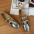 5cm height increasing bowknot polka dot flat shoes women's 2026 new small fragrance style slip-on mary jane shoes