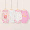 Class a pure cotton export cross-border newborn crawling suit baby bag butt jumpsuit 0-2 years old classic triangle khaki