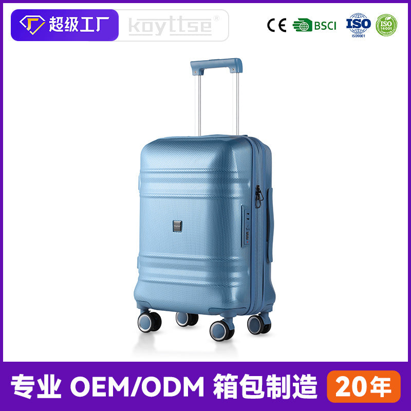 Foreign trade special suitcase wholesale thickened PC trolley case universal wheel new password travel registration box wholesale