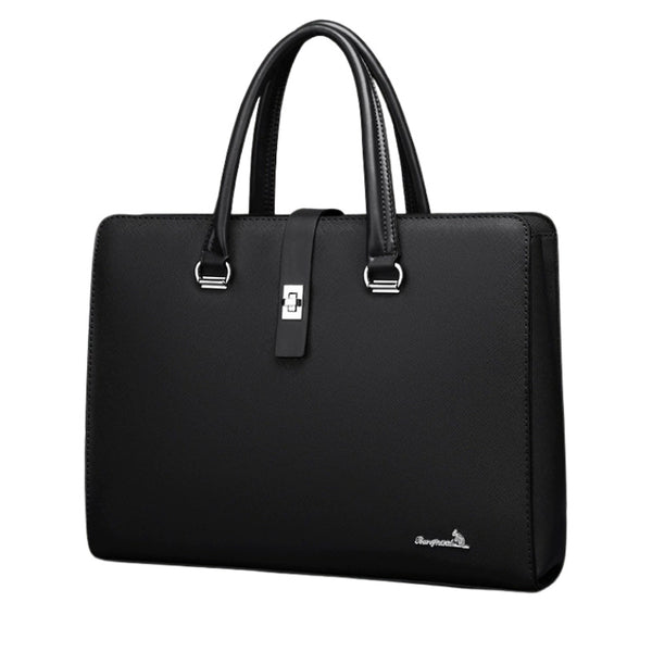 Spring new models, men's hand carry business commuting fashion high value large capacity handbag messenger bag file bag