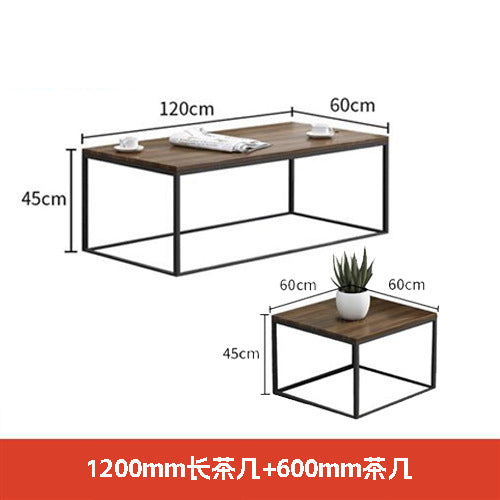 Long coffee table, living room, office, square, simple, modern furniture, for homeaccessible luxuryclassy sense, small apartment coffee table