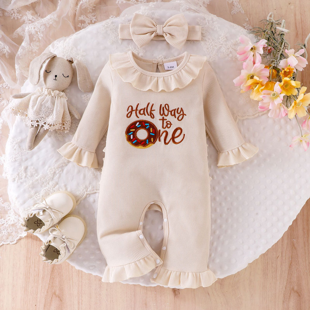 Kids clothing cross-border exclusive for european and american girls new arrival children's long sleeves jumpsuit baby children's clothing suit