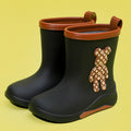 2024 new children's bear rain boots, unisex kids' rain boots, non-slip waterproof baby cartoon student water shoes wholesale