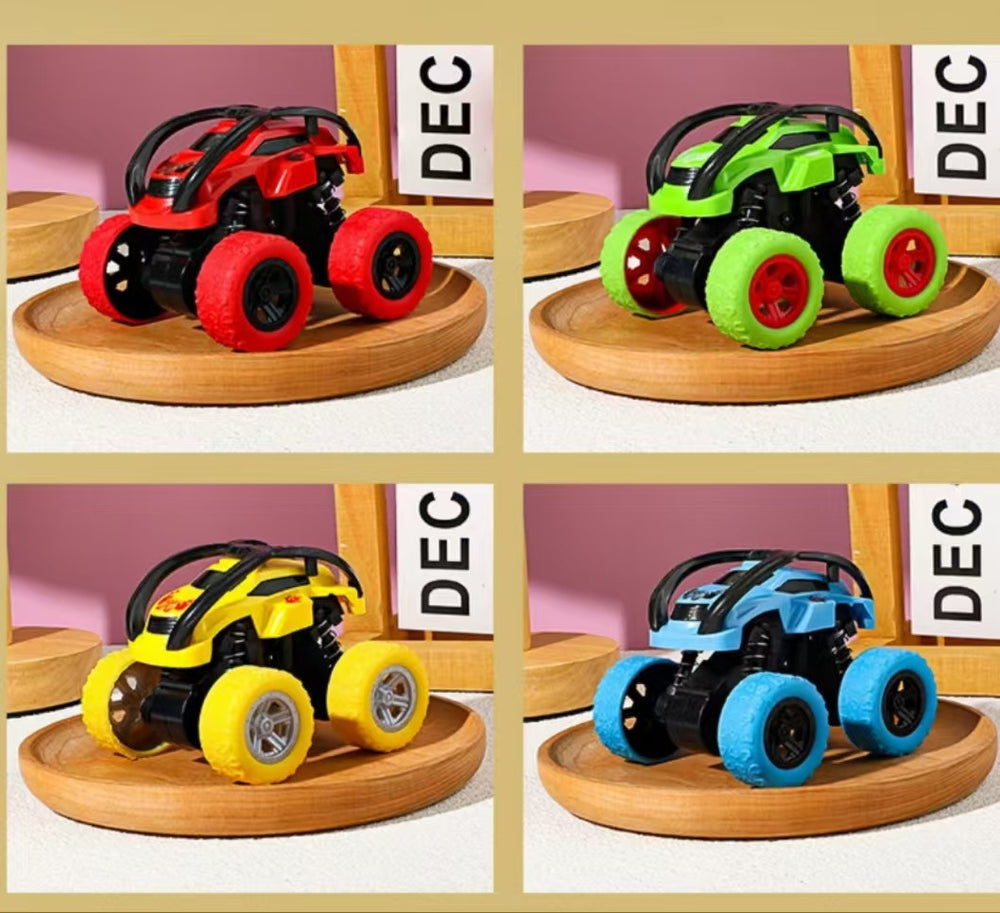 [customized] off-road vehicle internet celebrity ring toy children's four-wheel drive inertia car simulation model anti-fall toy car
