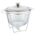 Commercial glass lid stainless steel buffet warmer - hotel buffet stove - in stock wholesale insulated pot