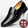 【military-grade leather shoes - premium quality】100% full grain cowhide leather, clearance sale! soft sole leather shoes for men, perfect for casual and business wear