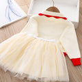 Kids' fall/winter sweater dress set - new korean style knitted sweater top and skirt two-piece outfit for toddlers and young children