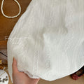 Girls' summer new fashionable and stylish white bow dress - casual, trendy, high-quality children's clothing for baby girls