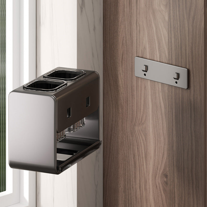 Kitchen chopstick tube rack non-punching wall-mounted wall drain acrylic chopstick cage chopstick basket storage box knife holder