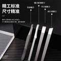Stainless steel manicure & pedicure tool set - 9 piece kit: includes nail clippers, eyebrow scissors, earwax removal tool, and nail file - wholesale