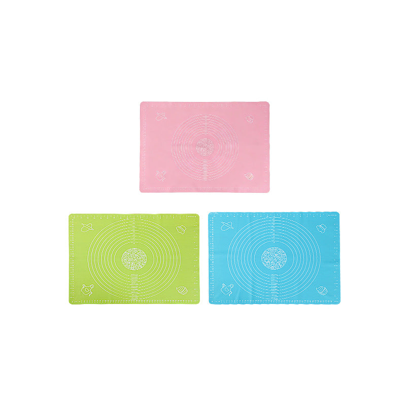 Food-grade silicone kneading mat - multi-purpose anti-spill dough rolling mat for dumplings - silicone kneading pad for home baking