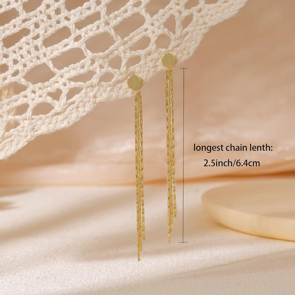 Niche stylesense of design pearl tassel earrings for women, two-wear stylish unique casual earrings, silver needle earrings