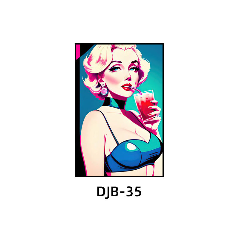 Bar luminous decorative painting ktv box atmosphere led hanging painting nightclub club trend creative neon mural