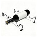 Bar wall wine bottle rack living room hanging bar bar wine cabinet creative industrial style casual iron wine bottle rack