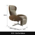 Zero gravity recliner for villa living room, balcony, bedroom, study - single sofa bed, lazy sofa, rocking chair