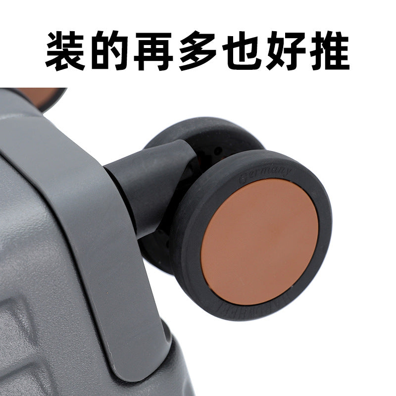 Aluminum frame suitcase 20-inch boarding case 24-inch anti-drop trolley case 26-inch suitcase leather bag password box