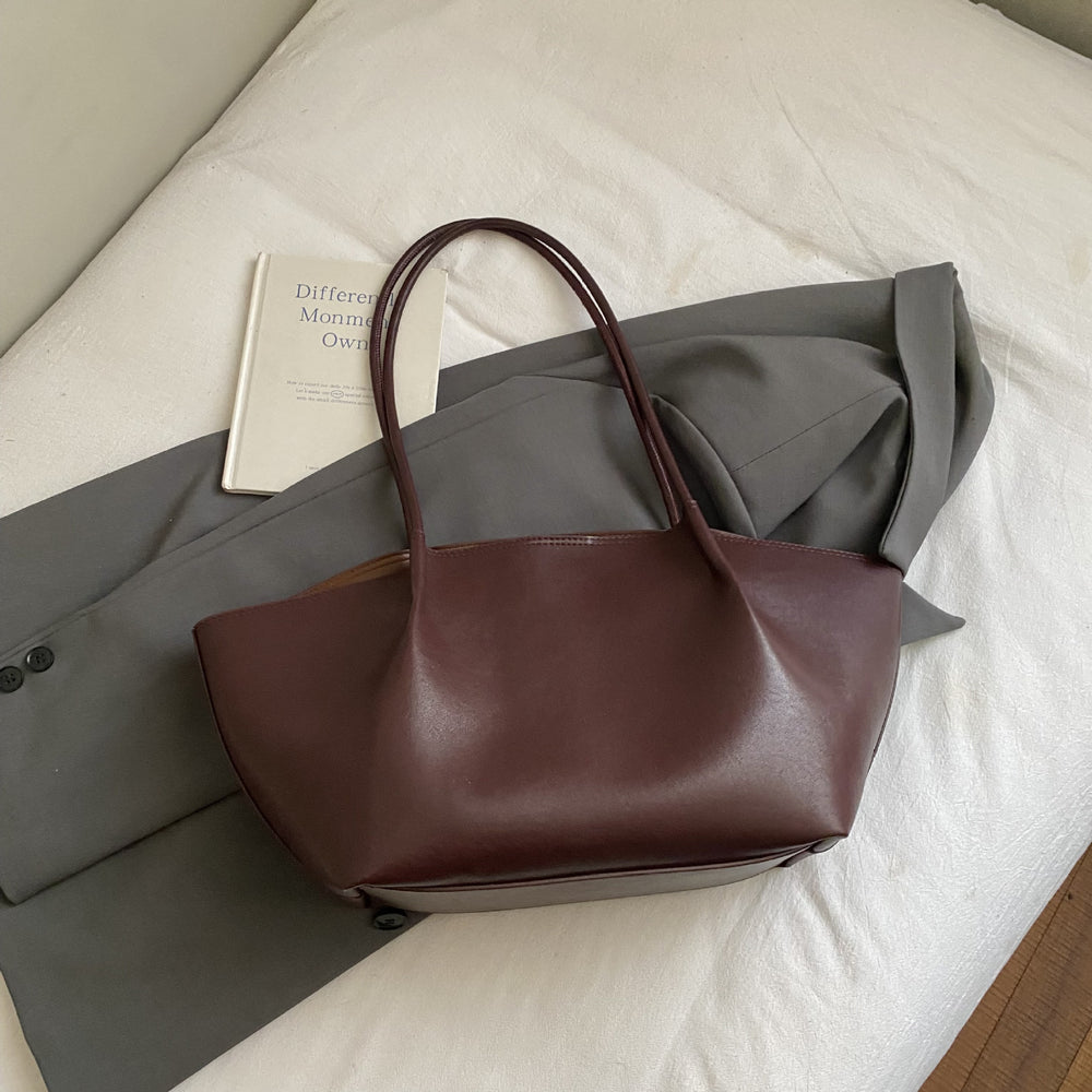 normcore style casual mother-in-law bag women's new arrivalaccessible luxuryeasiest for match shoulder bag autumntrendy large capacity tote bag