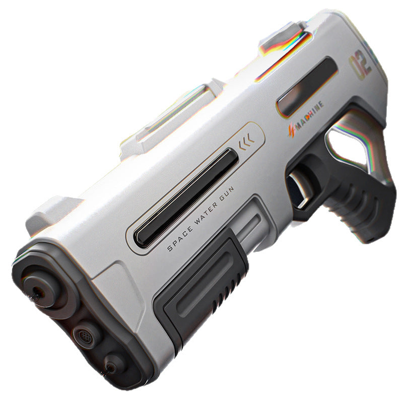 new product electric water gun small double nozzle double shooter self-attached upgraded version large capacity outdoor water gun