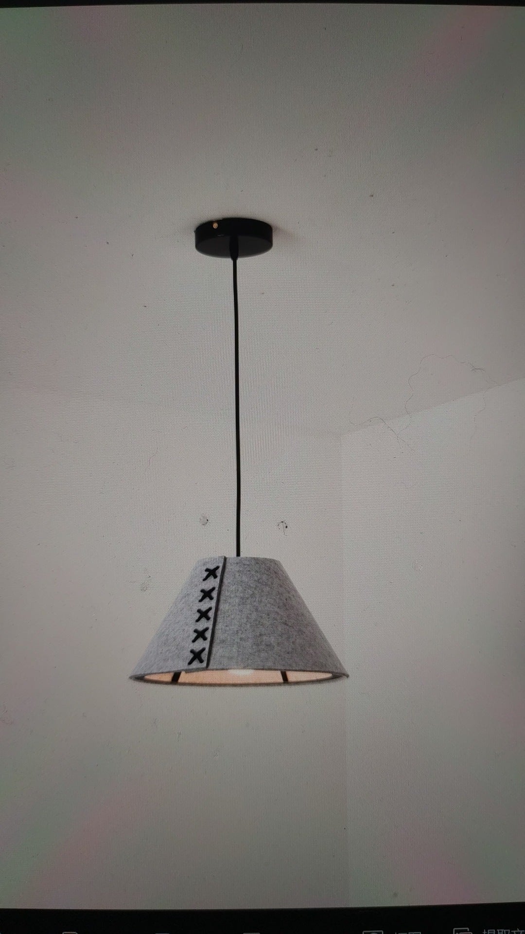 Felt chandelier, restaurant light, bar counter store, modern simple sound-absorbing cafe, home improvement lighting, Zhongshan ancient town lamps