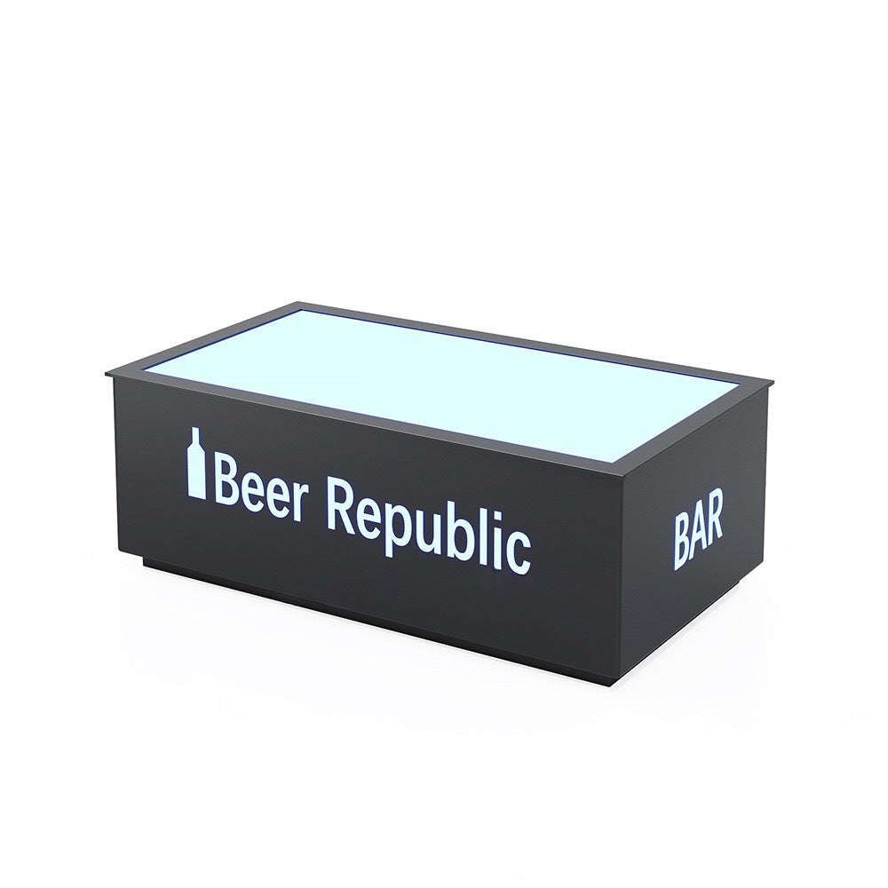 Customized bar ktv special luminous coffee table light luxury night club box party room booth ktv coffee table customization