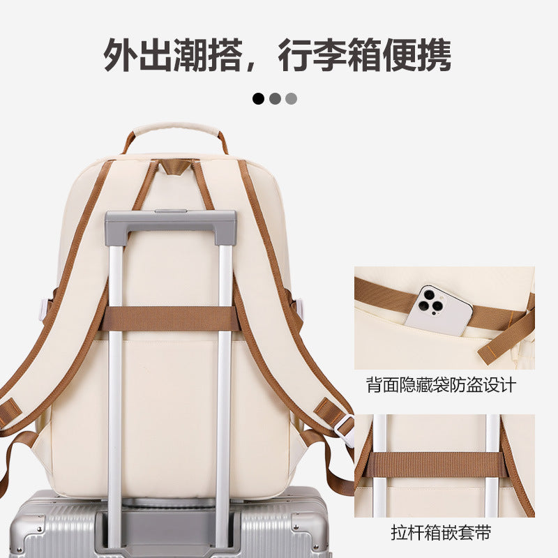 Rui brand schoolbag female junior high school student high school high school large-capacity college student backpack 2024 new girl cute backpack