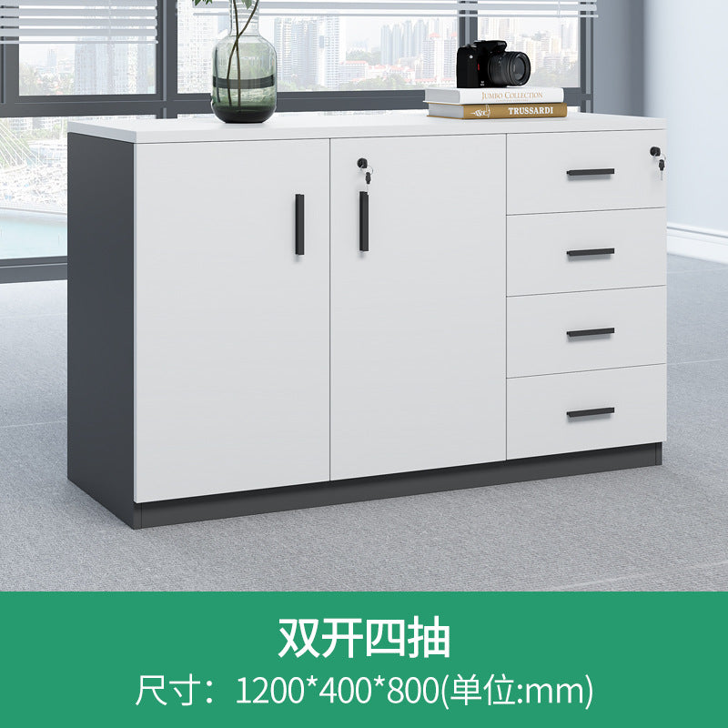 Office tea cabinet low cabinet file cabinet office partition side cabinet locker locker printer placement cabinet