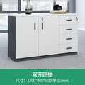 Warm white 1200*400mm [double-open four-drawer low cabinet] (delivery included)