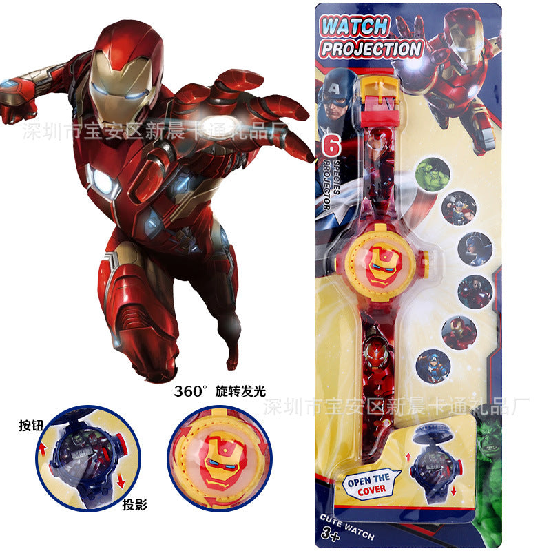 2025 new children's light-up spinning top watch - flashing creative rotating top watch - kindergarten small gift toy
